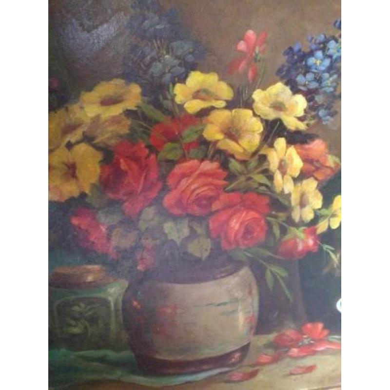 Evert Moll - olieverf op doek - groot schilderij