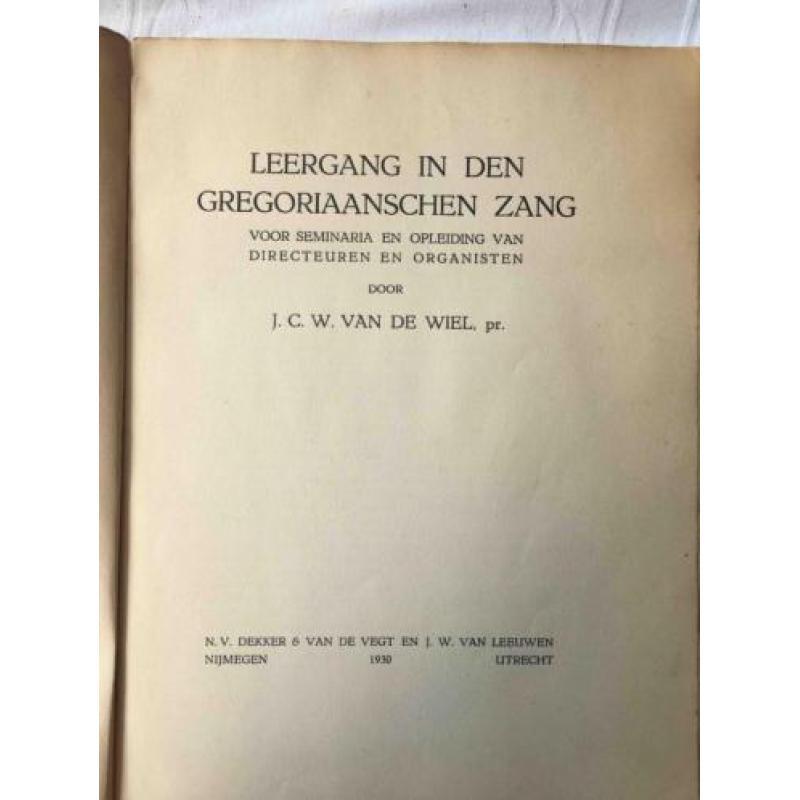 Gregoriaans leerboek - antiek