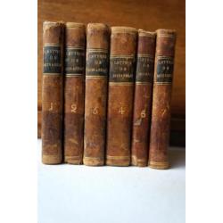 1803. Zes Antieke boeken. Lettres Originales De Mirabeau