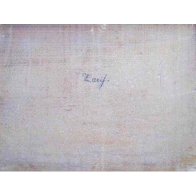 gesigneerd olieverf paard paneeel gedateerd 19e arabier