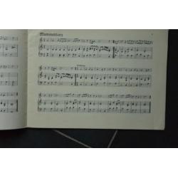 2 boekjes bladmuziek Oud-Duitse muziek 1598 - 1740