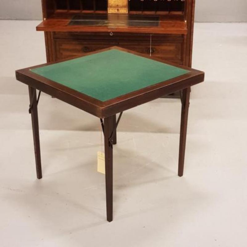 Antieke bijzettafels /Opklapbare kaarttafel of speeltafel...