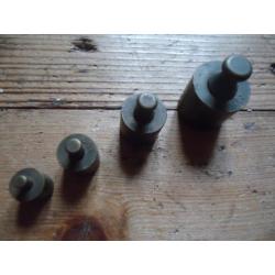 antieke lot gewichtjes