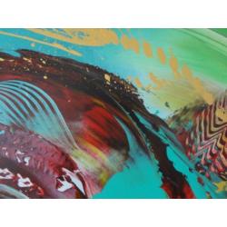 " Rumors of Chaos " Acrylschilderij van Gia Hung
