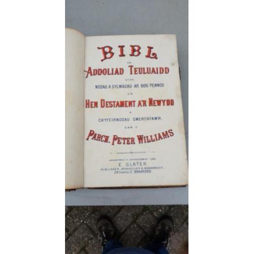 Oude bijbel .