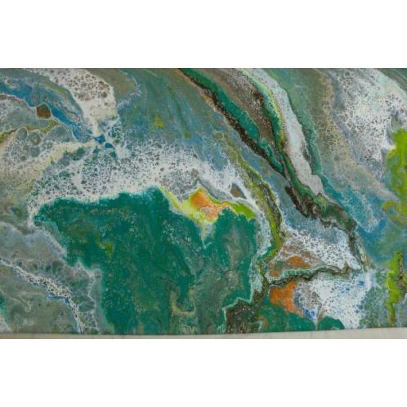 Nieuw handgeschilderd acryl schilderij / MAAT 120/40CM