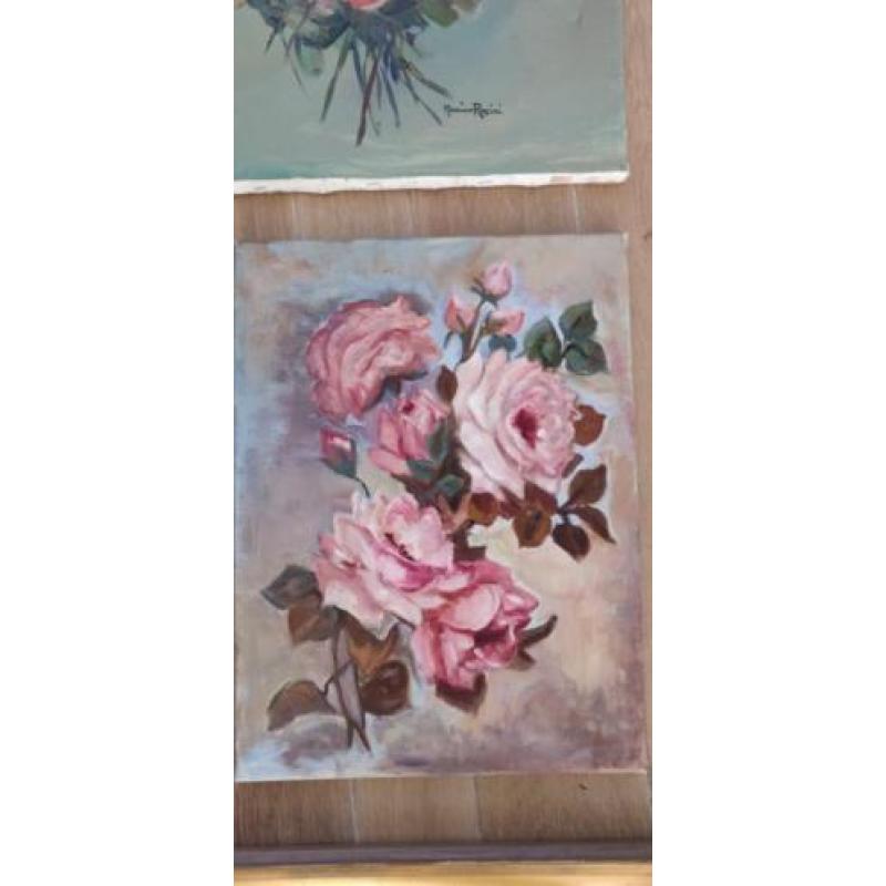 6x schilderij klassiek in 1 koop