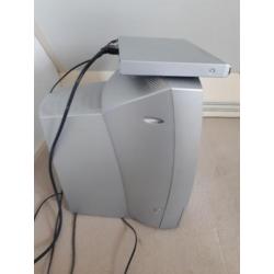 Televisie + ingebouwde VHS + Dvd-speler
