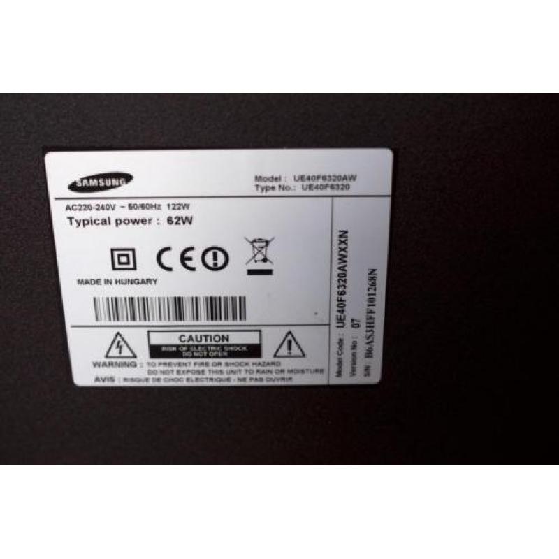 Samsung F6320 40 inch Smart Flatscreen Televisie