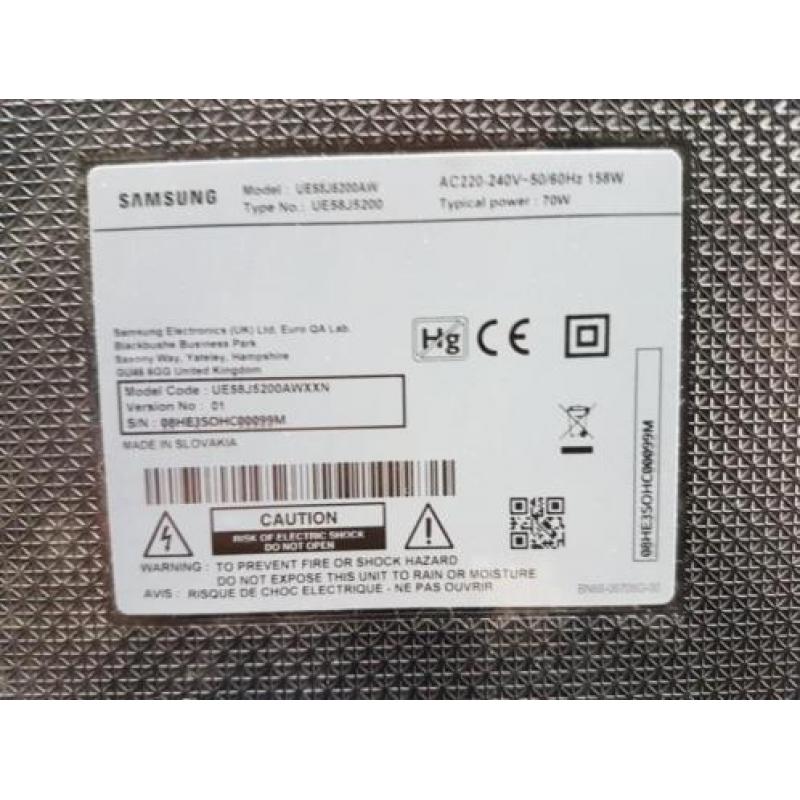 Samsung tv 145cm beeld is stuk TEAB