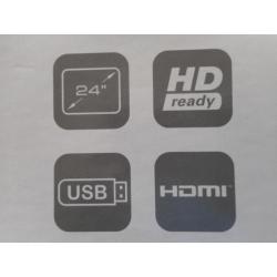 LCD Kleuren TV 24 cm.