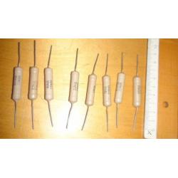 Partij van 237 Philips 1 watt weerstanden uit de jaren 60-70