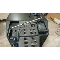 Tv mini jvc met afstandbediening