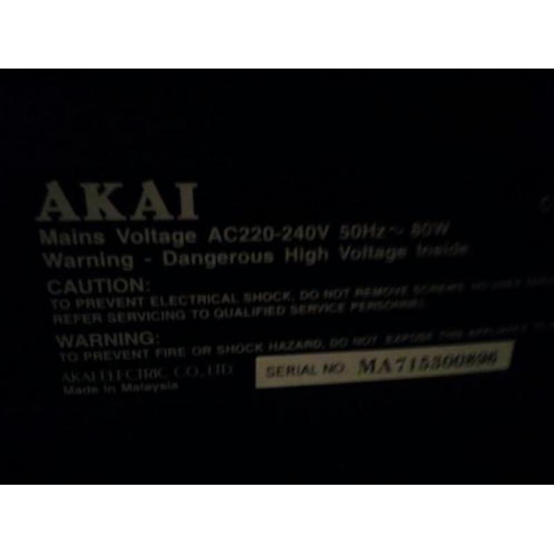 Kleine akai tv/televisie