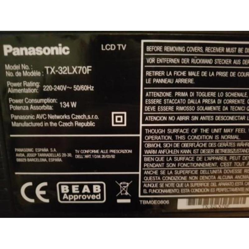 Panasonic lcd tv