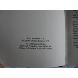 Agatha Christie - Curtain, Poiret's last case (1e druk)