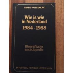 Wie is wie in Nederland 1984 -1988