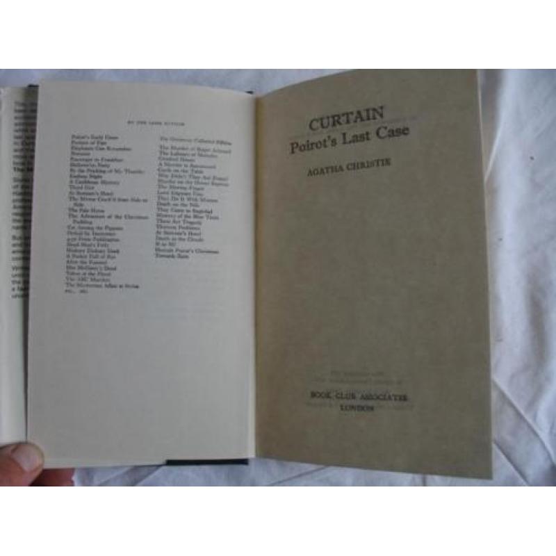 Agatha Christie - Curtain, Poiret's last case (1e druk)