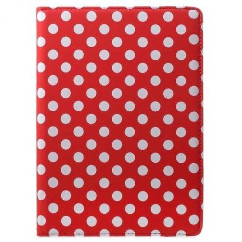 iPad 9.7 (2017 / 2018) hoes 360 graden flip cover - polka...