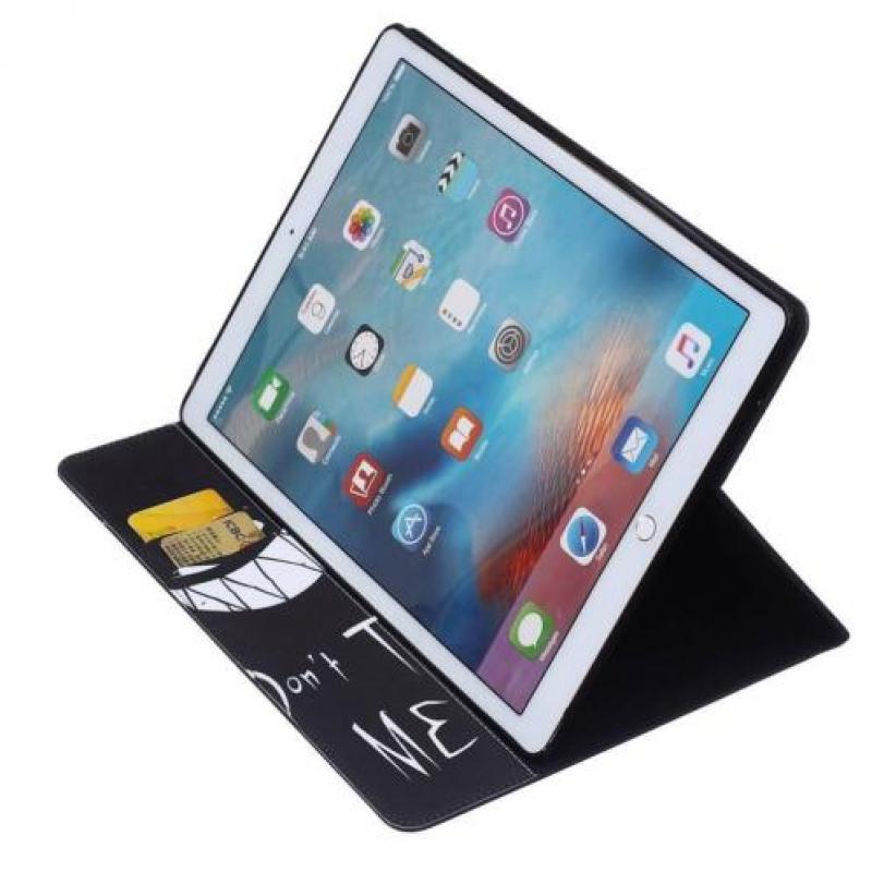 Evil smile boekstijl hoes voor iPad Pro 12.9 inch