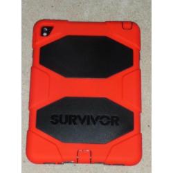 Griffin Survivor Apple iPad Pro 9.7 inch hoes rood-zwart