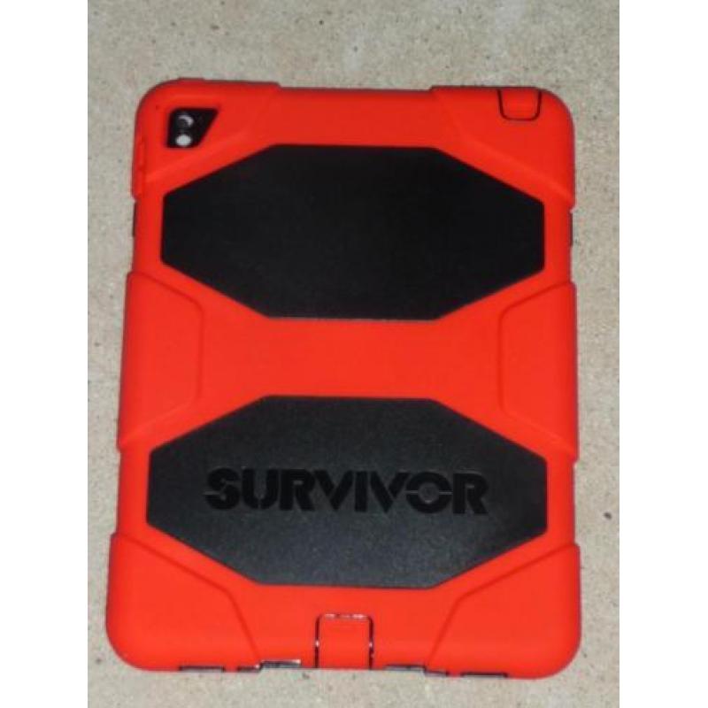 Griffin Survivor Apple iPad Pro 9.7 inch hoes rood-zwart
