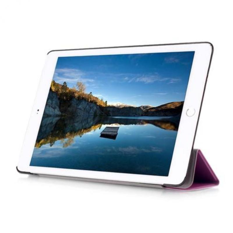 Apple iPad Air 2 (iPad 6) - PU lederen Smart Case - Paars