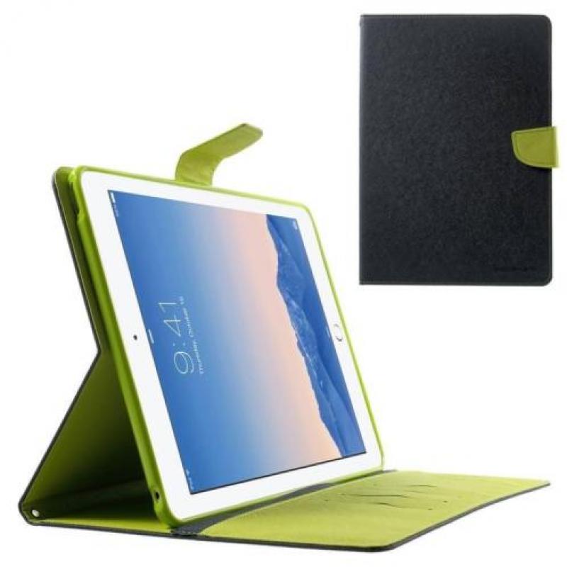 Apple iPad Air 2 - PU lederen Case met Kaarthouder Grain -