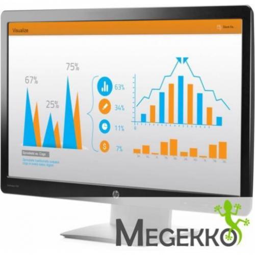 HP ProDisplay P232 23" Zwart Full HD