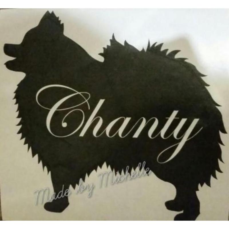 Diverse honden stickers ( chihuahua / pomeriaan )