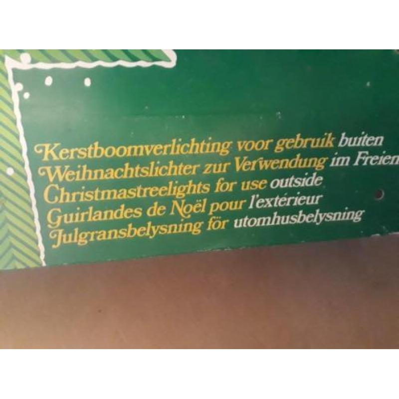 Vintage Philips kerstverlichting voor buiten