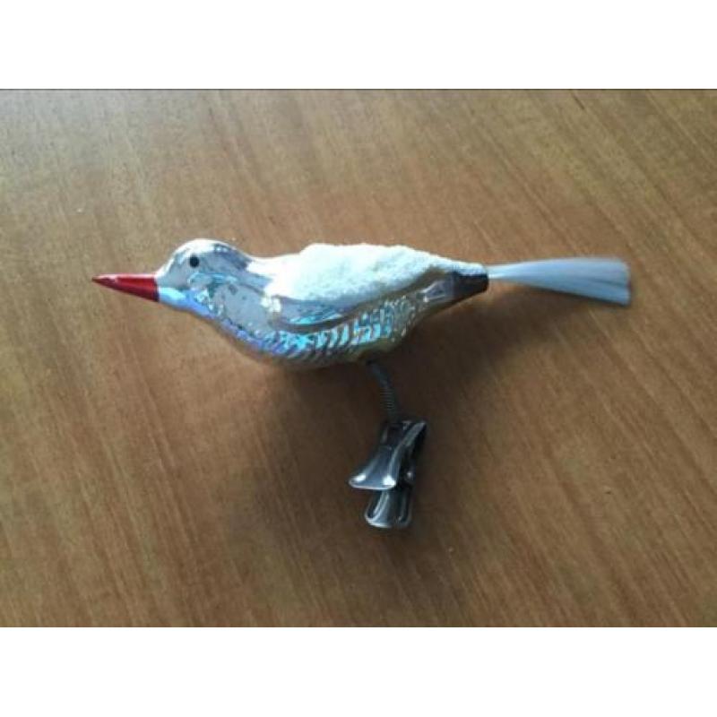 3 vogeltjes kerst glas