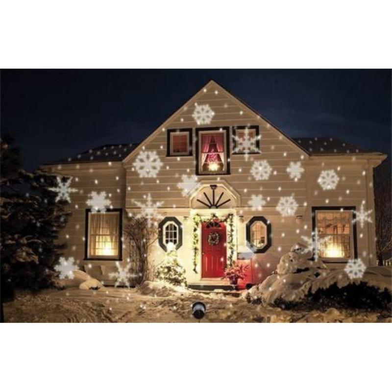 buiten Kerst verlichting sneeuwvlok snowflake projector LED
