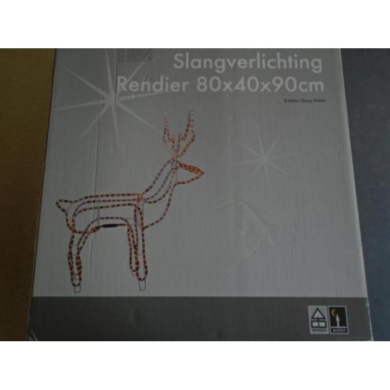 kerst Verlicht Rendier Izgst. alle lampjes functioneren Top