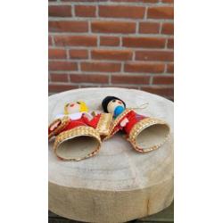 Vintage oude engel en herder