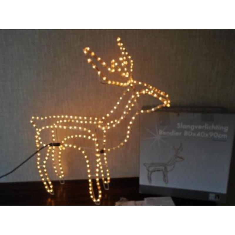 kerst Verlicht Rendier Izgst. alle lampjes functioneren Top