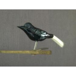 3 vogeltjes kerst glas