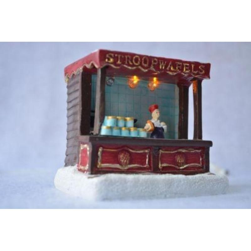 Typisch Hollands Kerstdorp Stroopwafelkraam