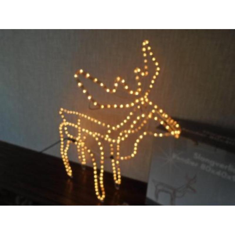 kerst Verlicht Rendier Izgst. alle lampjes functioneren Top
