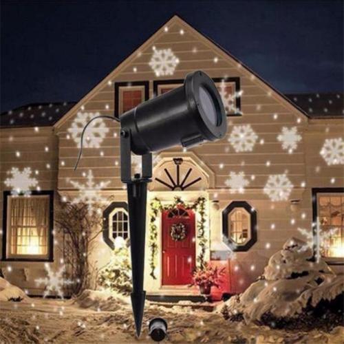 buiten Kerst verlichting sneeuwvlok snowflake projector LED