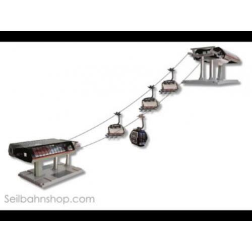 Mooie kabelbaan en andere items van Lemax voor uw kerstdorp.