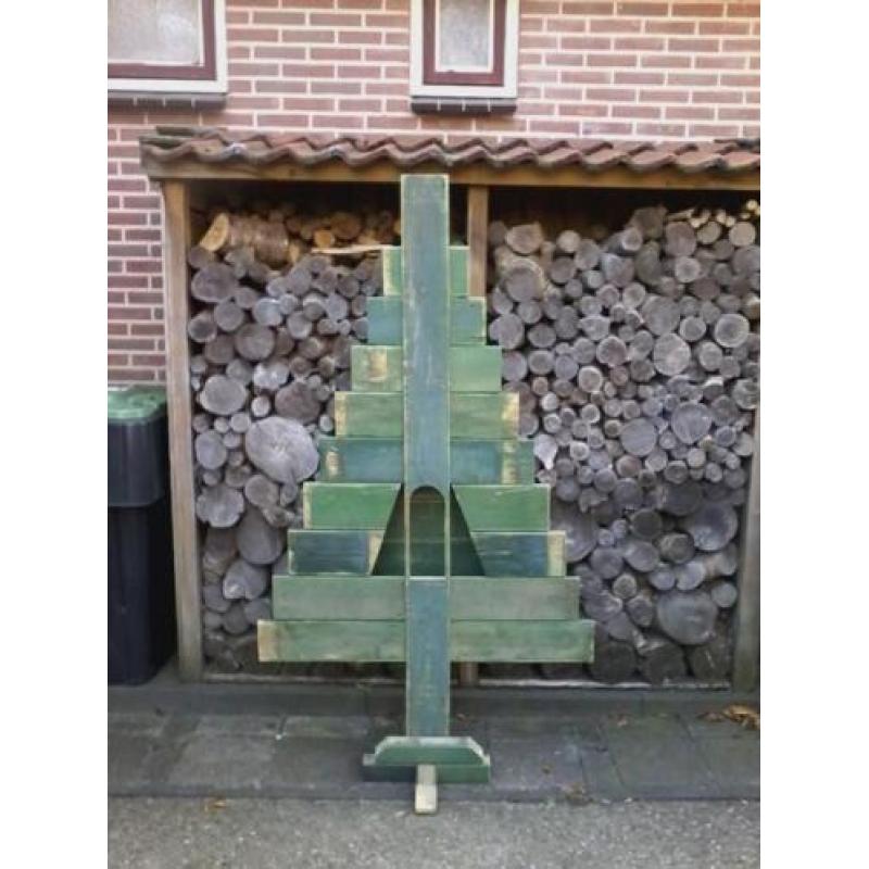 Houten kerstboom