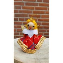 Vintage oude engel en herder