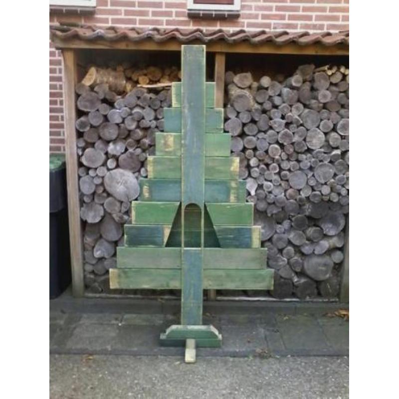 Houten kerstboom