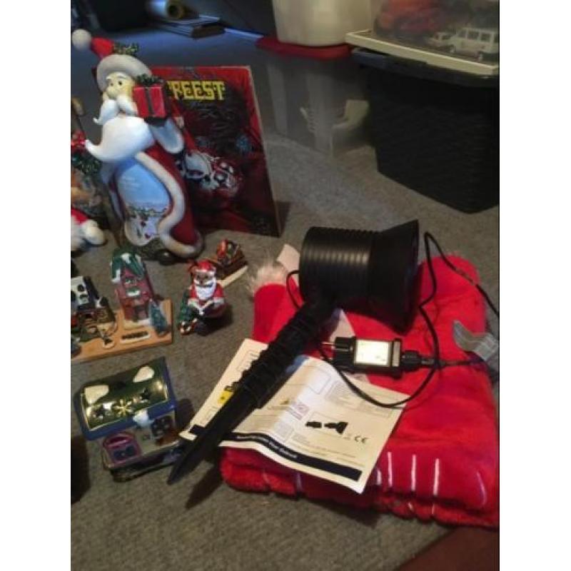 Veel kerstspullen/cd/platen/laserlamp etc(ook apart te koop)
