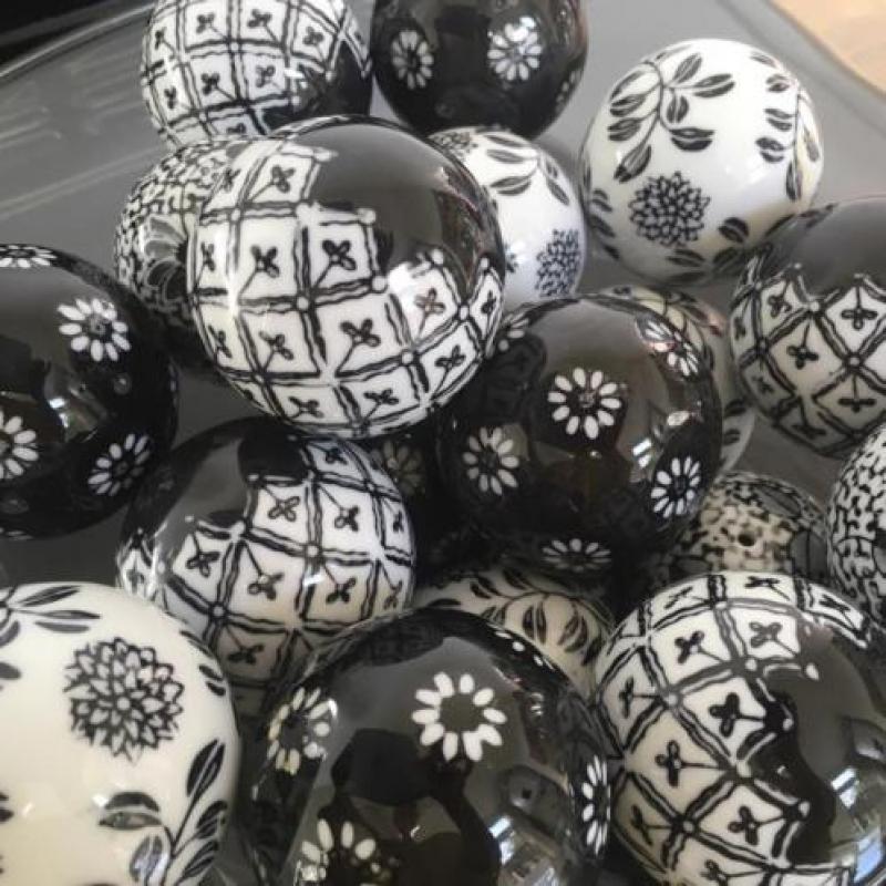 18 exclusieve riviera maison porseleinen kerstballen