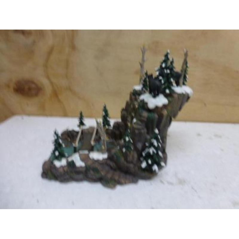 department 56 mountain creek waterfall scenery waterval