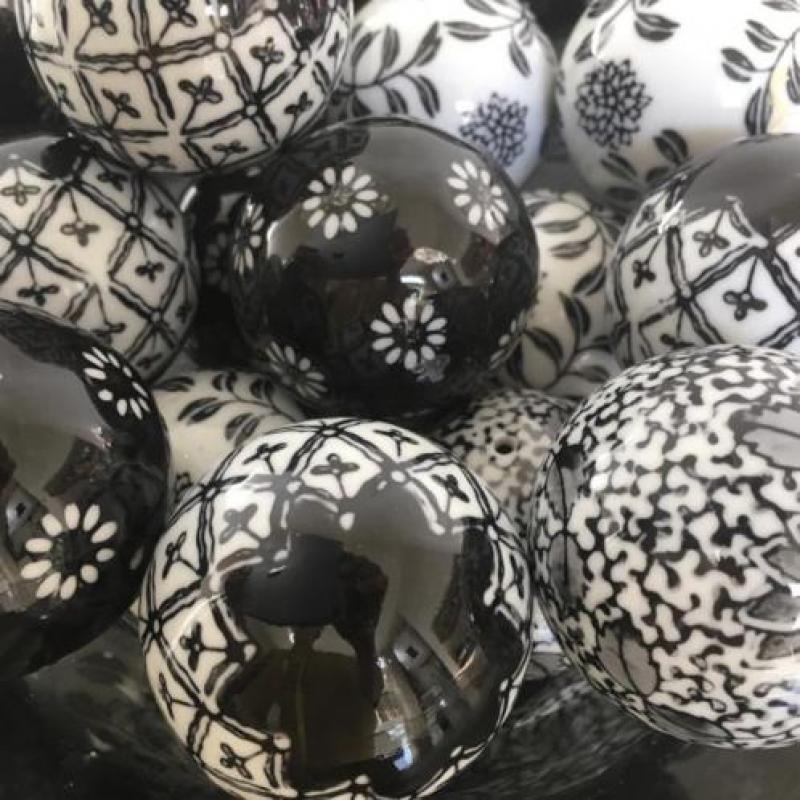 18 exclusieve riviera maison porseleinen kerstballen