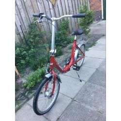 Zo goed als nieuw vouwfiets