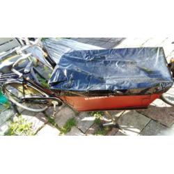 BAKFIETS. NL Lang met huif en 7 versnellingen Z.G.A.Nieuw!!